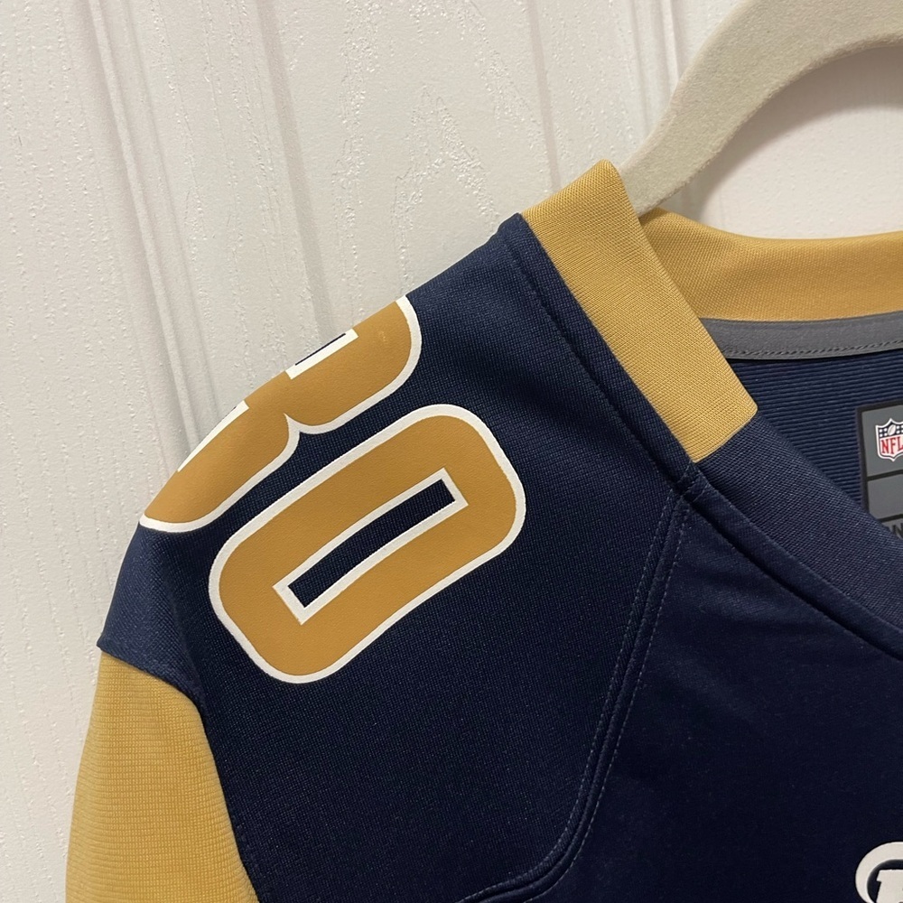 NFL Rams Navy and Gold Jersey with Number 30 - Picture 6 of 8